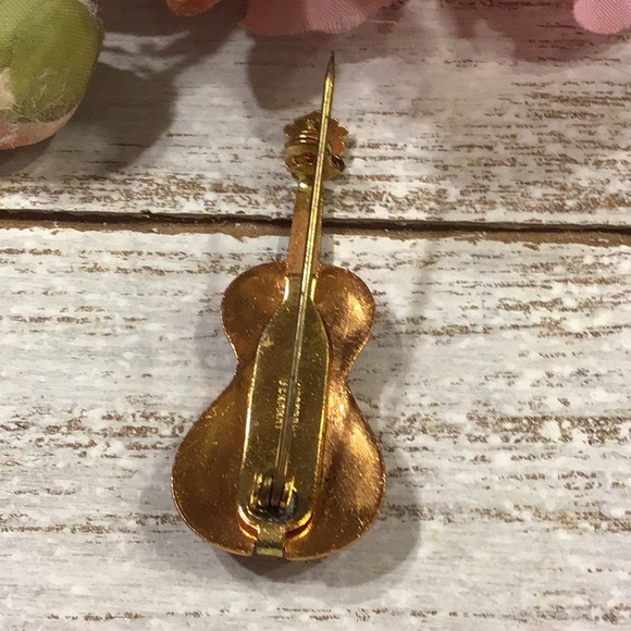 Vintage Western Germany Violin Brooch - Picture 13 of 16